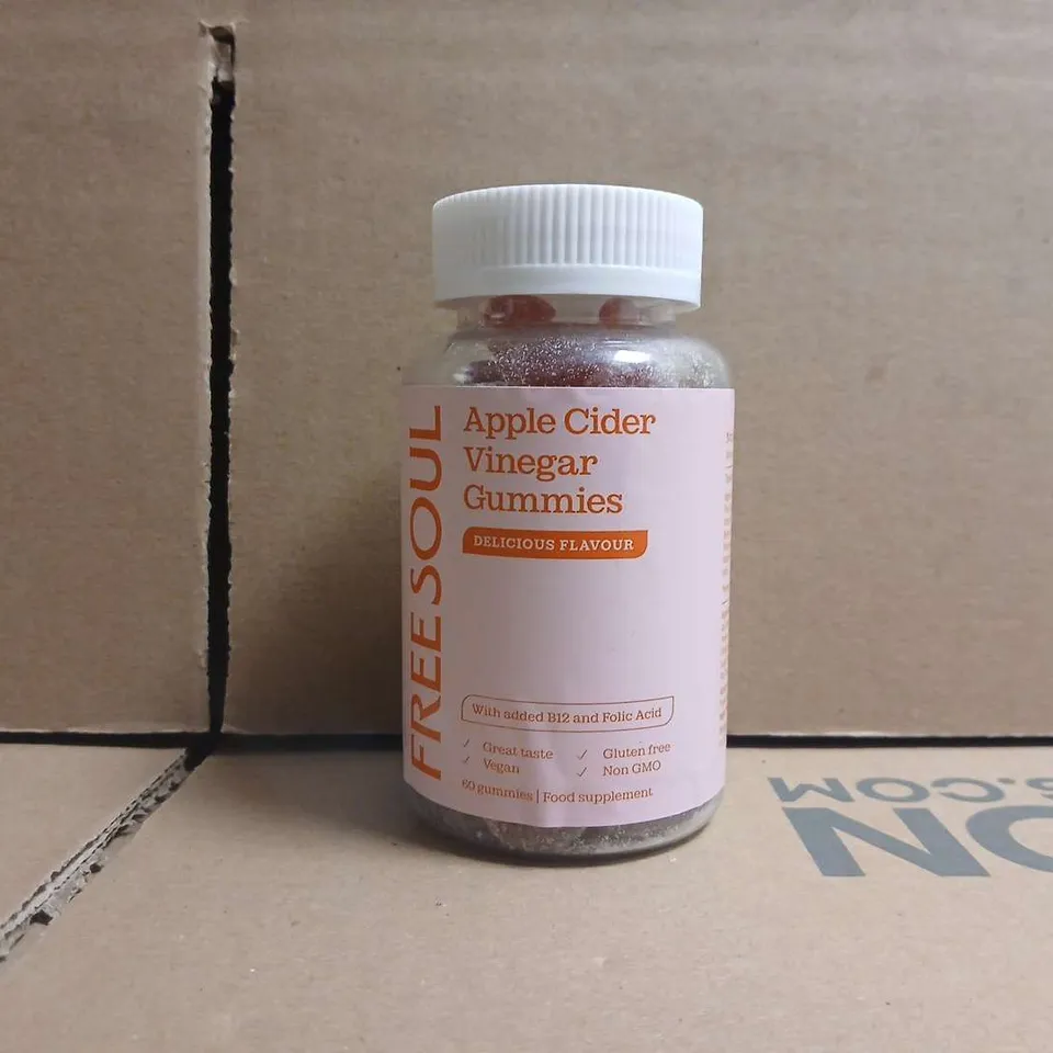 FREE SOUL APPLE CIDER VINEGAR GUMMIES - 60 GUMMIES