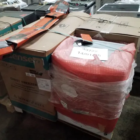 PALLET OF APPROXIMATELY 4 UNPROCESSED RAW RETURN HOUSEHOLD AND ELECTRICAL GOODS TO INCLUDE;