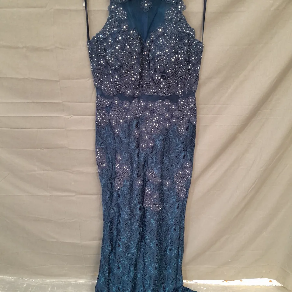 CAPTURE EMBELLISHED NAVY OCCASIONAL DRESS - 12