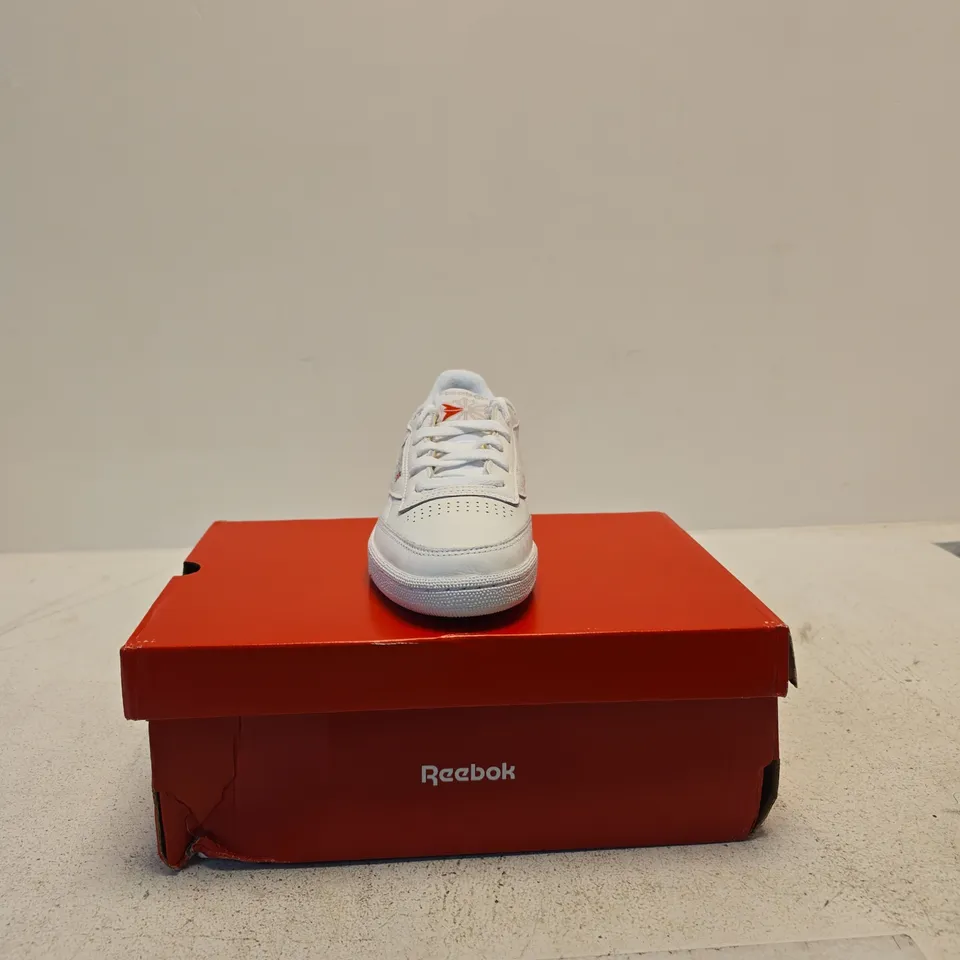 REEBOK CLUB C 85 WOMEN’S TENNIS SHOES – WHITE, UK 6