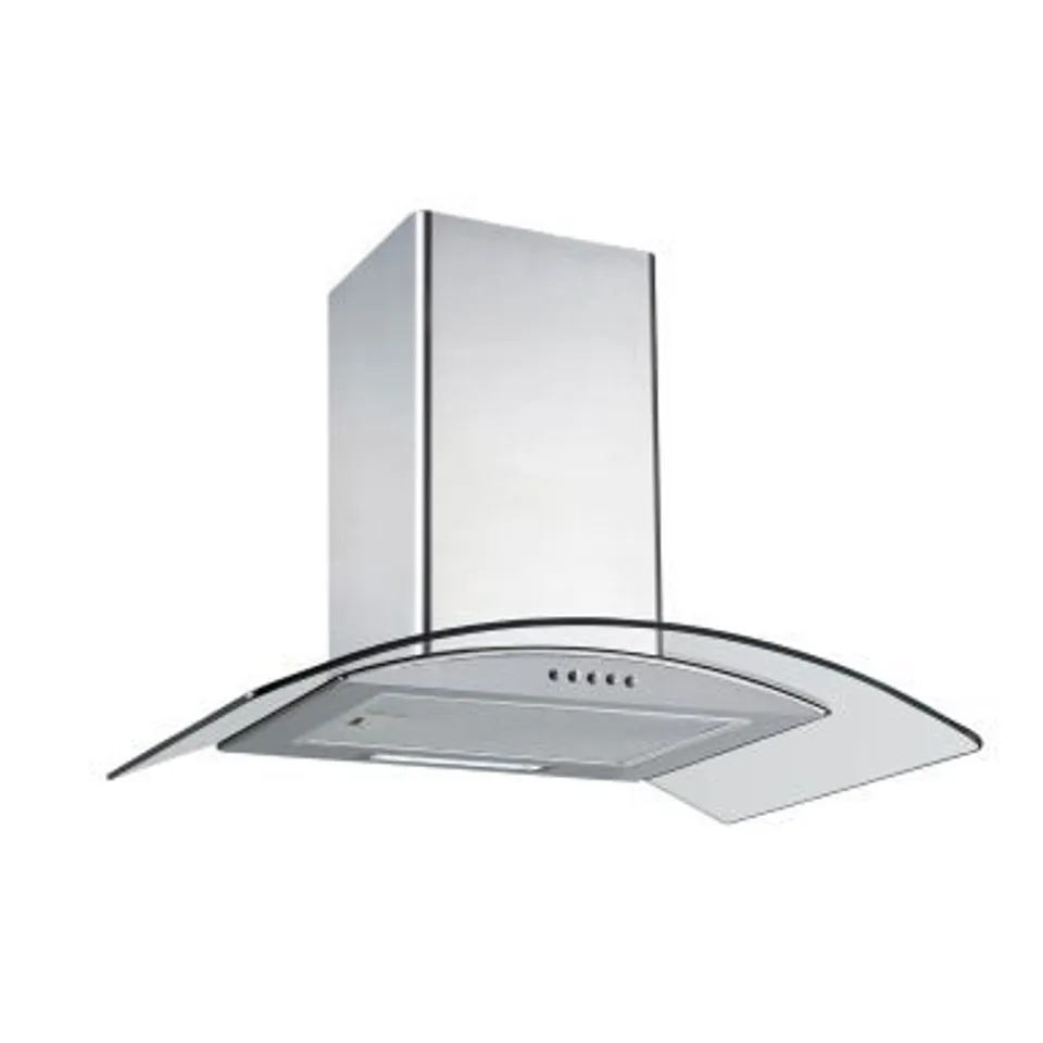 BOXED ELECTRIQ EIQCURV60EN COOKER HOOD WALL-MOUNTED STAINLESS STEEL