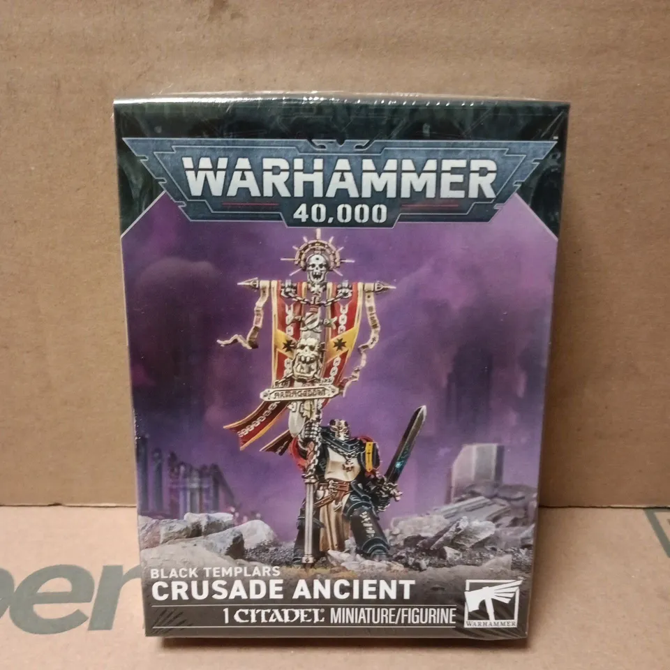WARHAMMER 40,000 BLACK TEMPLARS CRUSADE ANCIENT FIGURINE 