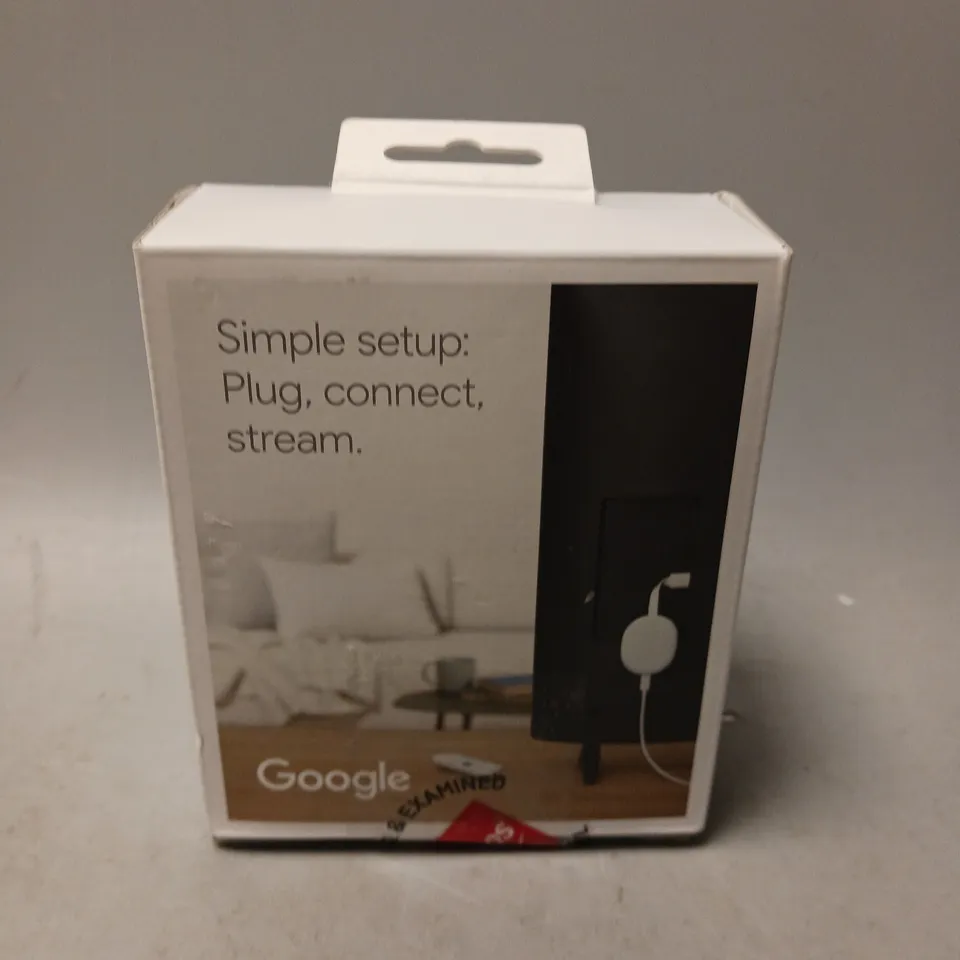 GOOGLE TV CHROMECAST WHITE