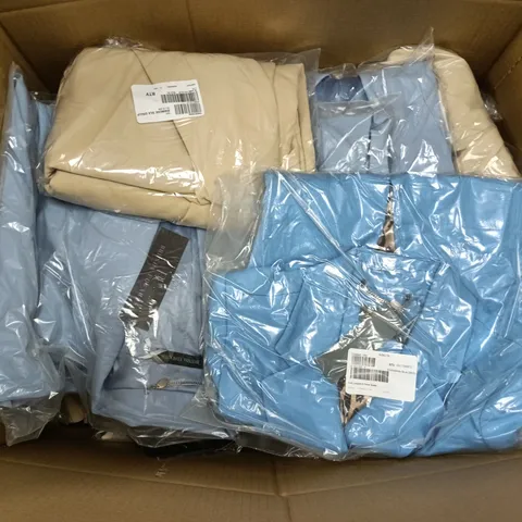APPROXIMATELY 25 ASSORTED CLOTHING ITEMS IN VARIOUS SIZES, STYLES & COLOURS TO INCLUDE BRANDS SUCH AS RUTH LANGSFORD, BRENDA EDWARDS, DANNII MINOGUE, ETC - COLLECTION ONLY