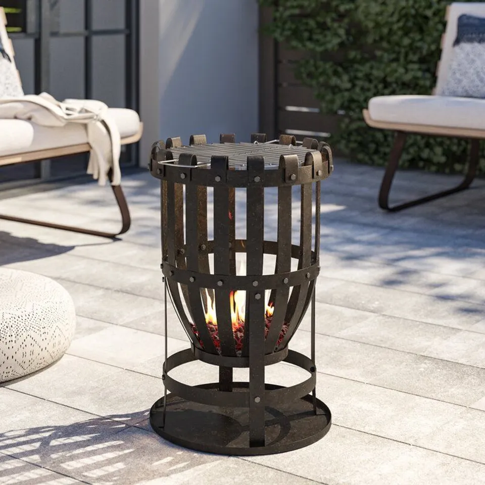 STEEL WOOD FIRE PIT
