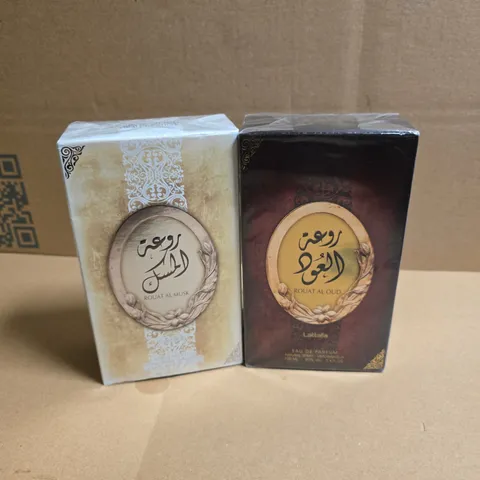 8 BOXED PRESTIGE EAU DE PARFUMS TO INCLUDE ROUAT AL OUD & ROUAT AL MUSK