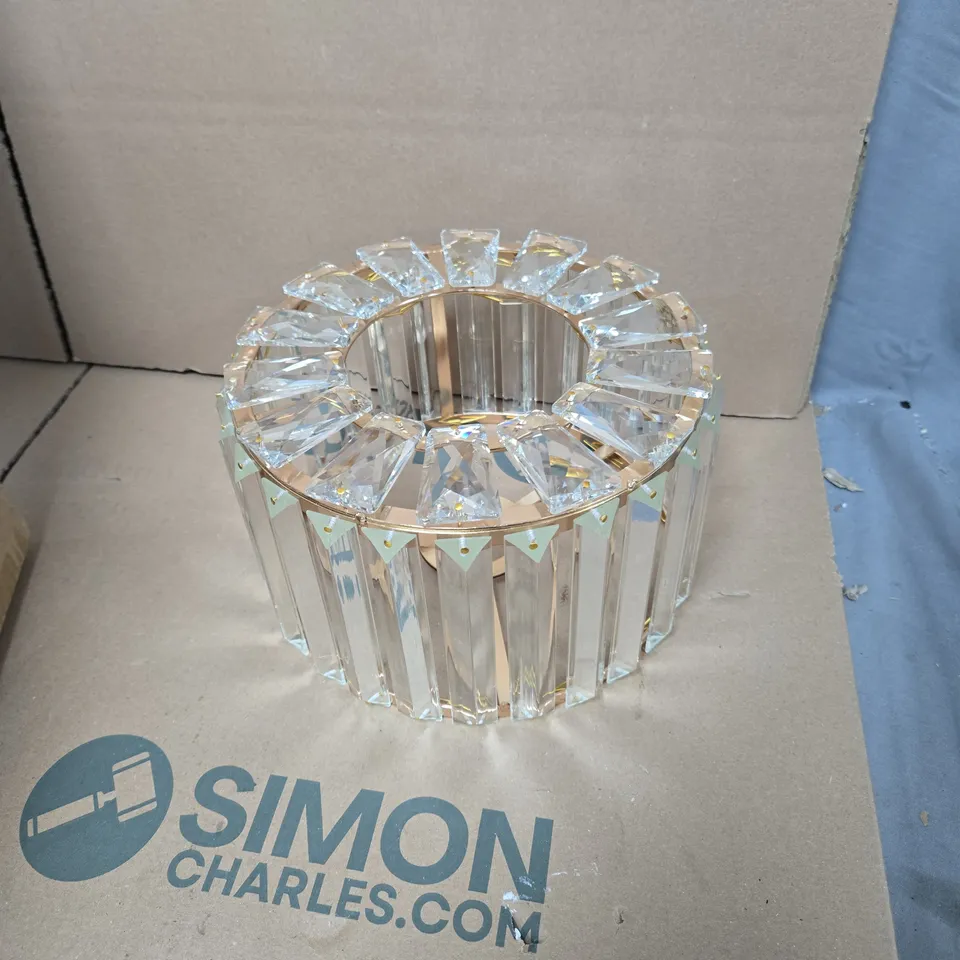 LIGHTSIN CEILING LAMP - CRYSTAL RING PENDANT (SKU LG1313)