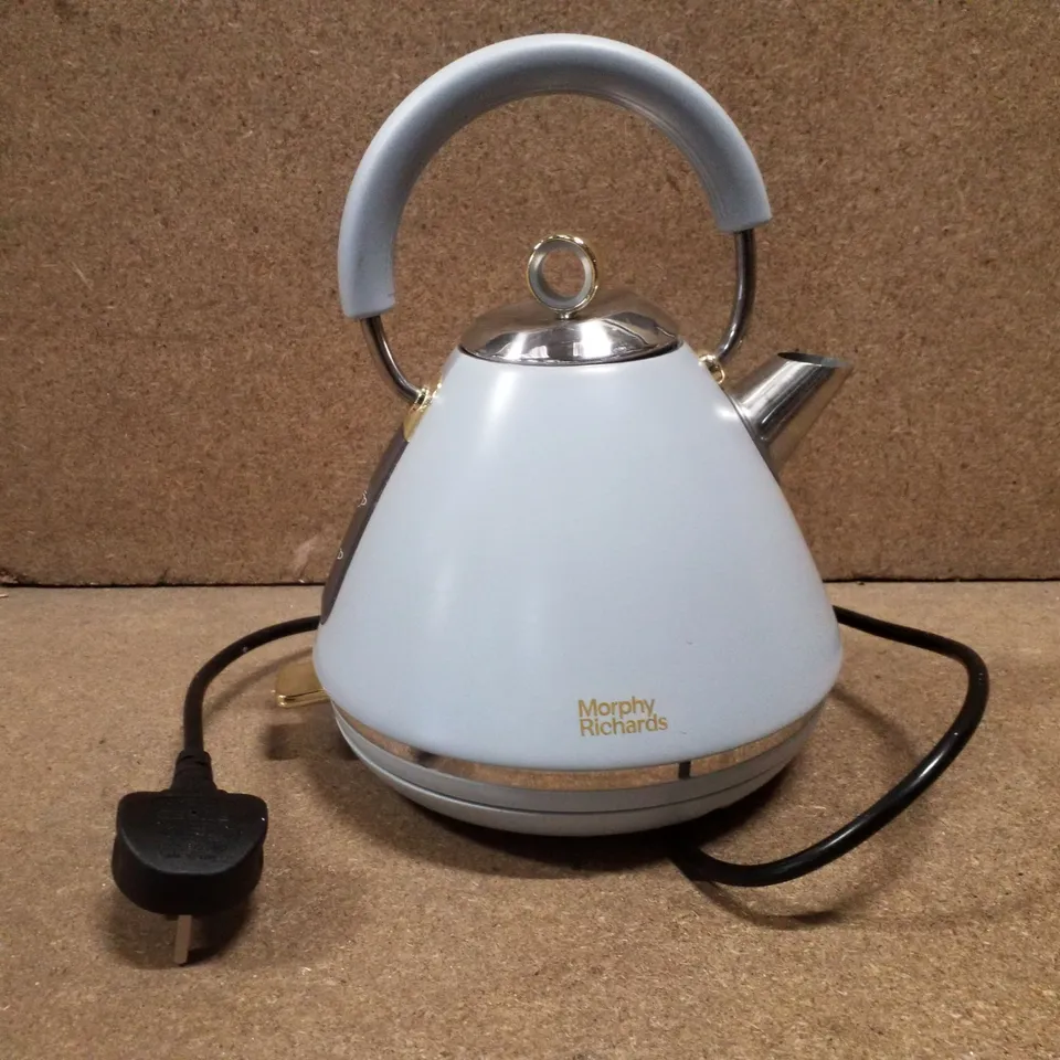 MORPHY RICHARDS 102046 ACCENTS OCEAN GREY 1.5L PYRAMID KETTLE