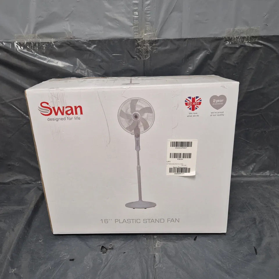 SWAN FREESTANDING STAND FAN - WHITE 