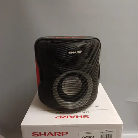 BOXED SHARP 2.1 PARTY SPEAKER SYSTEM