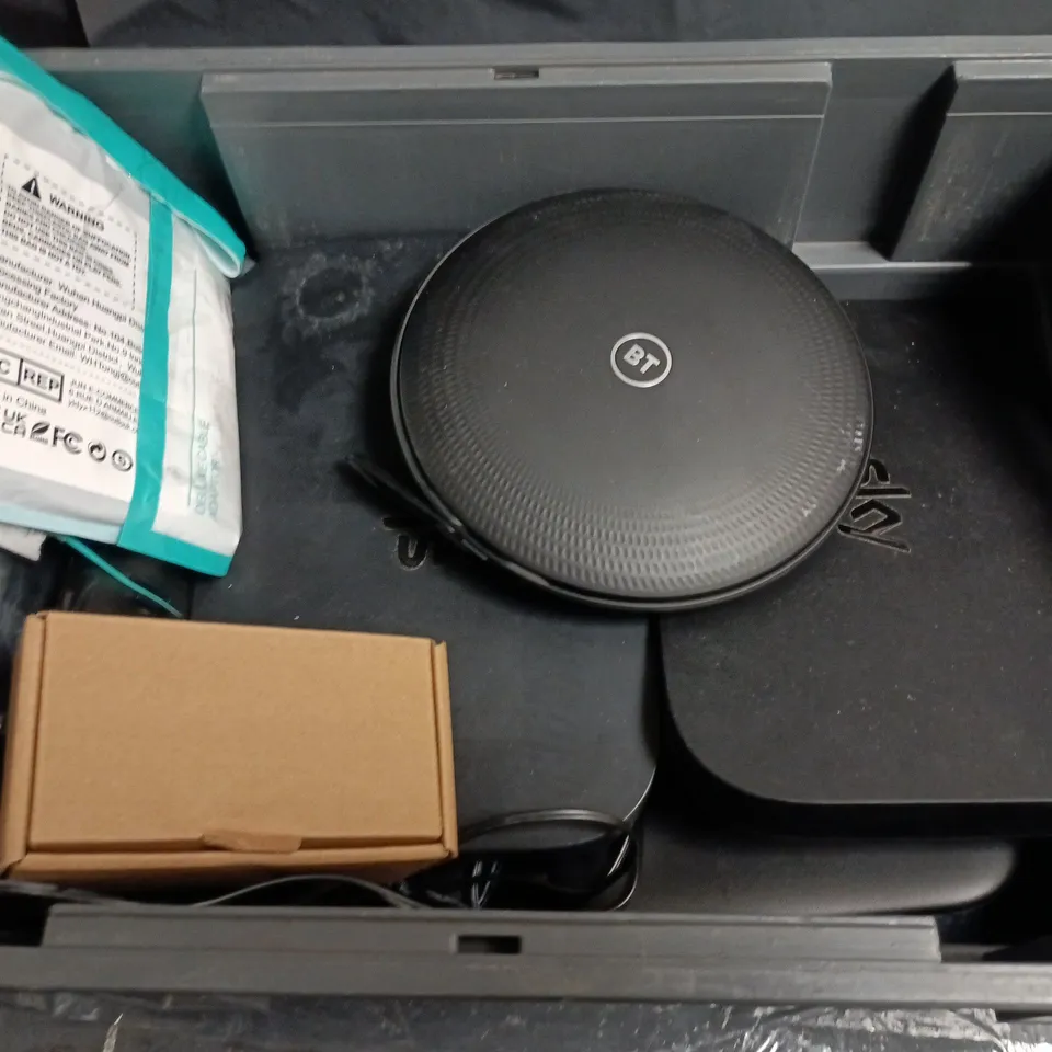 APPROXIMATELY 20 ASSORTED HOUSEHOLD ITEMS TO INCLUDE BT BOX, SKY BOX AND REMOTE CONTROLS