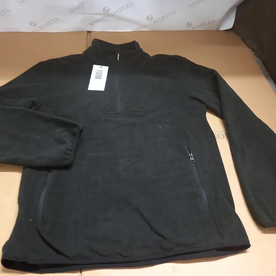 JACK & JONES 1/2 ZIP FLEECE - M