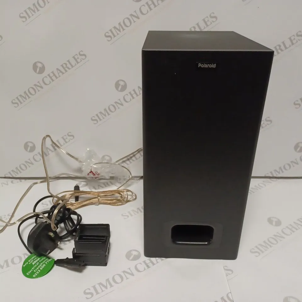 POLAROID SOUND BAR WITH SUBWOOFER - BLACK