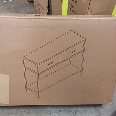 BOXED LIVING AND HOME SIDE TABLE - WOOD (1 BOX) 