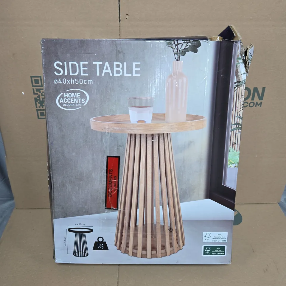 HOME ACCENTS DECORATIONS SIDE TABLE 
