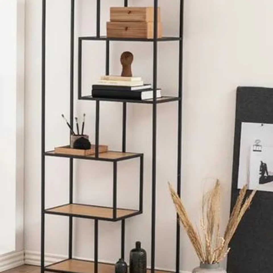 BOXED ROMILDA BOOKCASE - WILD OAK