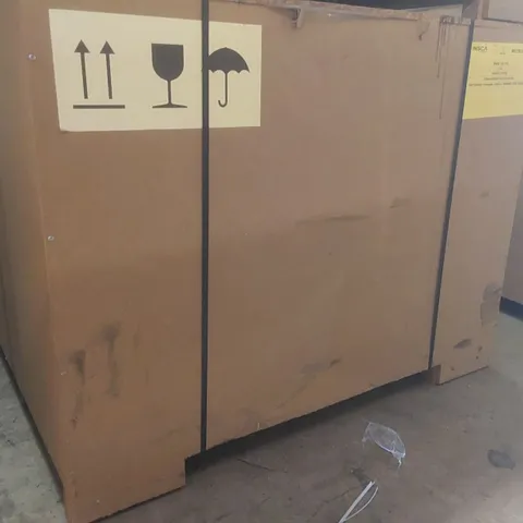 PALLET CONTAINING COMMERCIAL DISPLAY UNIT PARTS