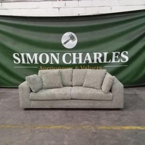 AVENA 4 SEATER FABRIC SOFA - SAGE