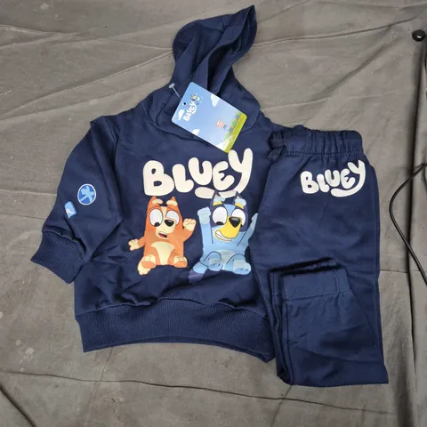 Bluey Kids' Navy 2-Piece Hoodie & Jogger Set, 18-24 Months
