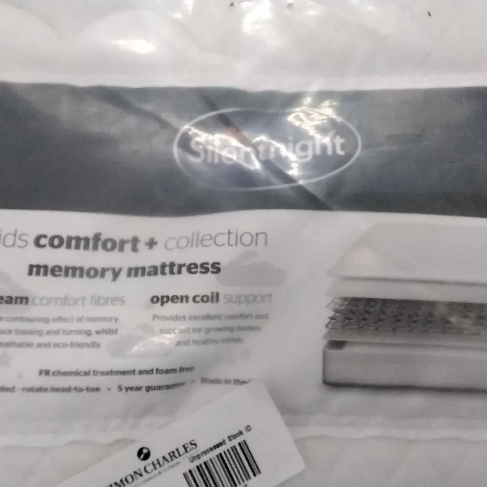 QUALITY BAGGED SILENTNIGHT KIDS COMFORT COLLECTION ECO 3FT MATTRESS