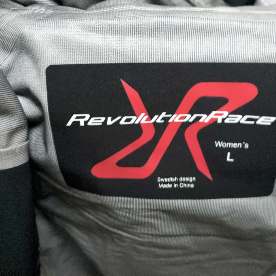REVOLUTIONRACE WOMEN'S BLACK OUTDOOR JACKET – SIZE L