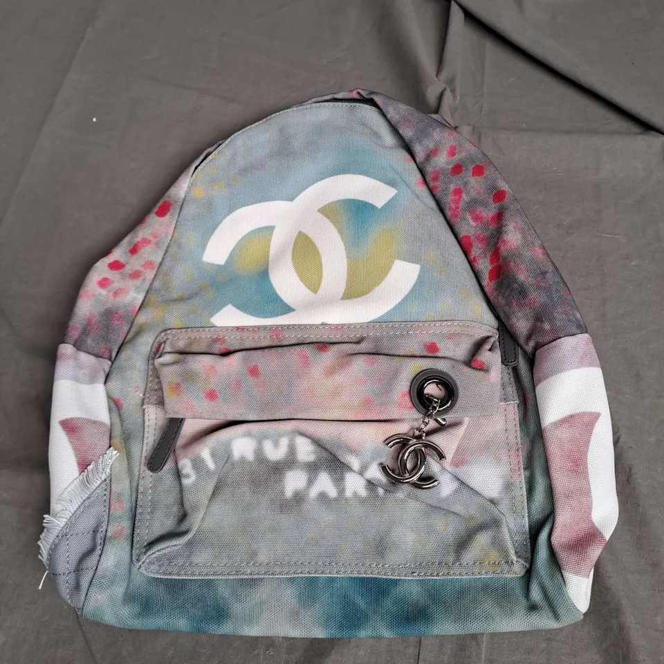 CHANEL TYE DIE BACKPACK IN MULTI ONE SIZE