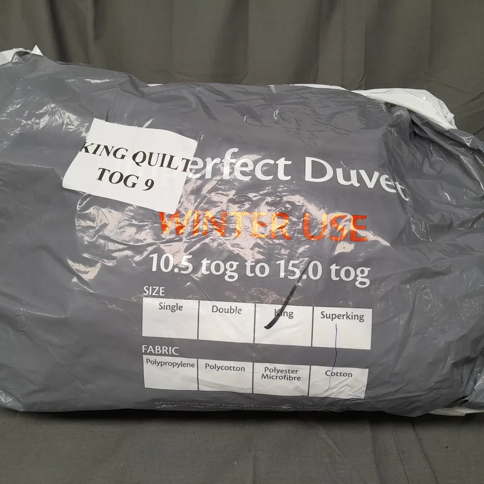 IMPERFECT 9 TOG DUVET - KING SIZE