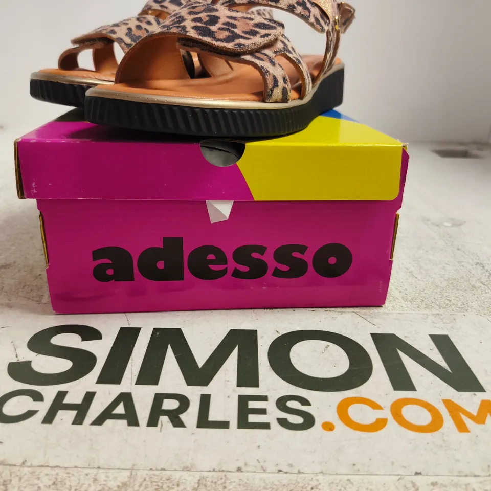 ADESSO LEOPARD PRINT SANDALS – WOMEN'S SHOES (BOXED) UK 7