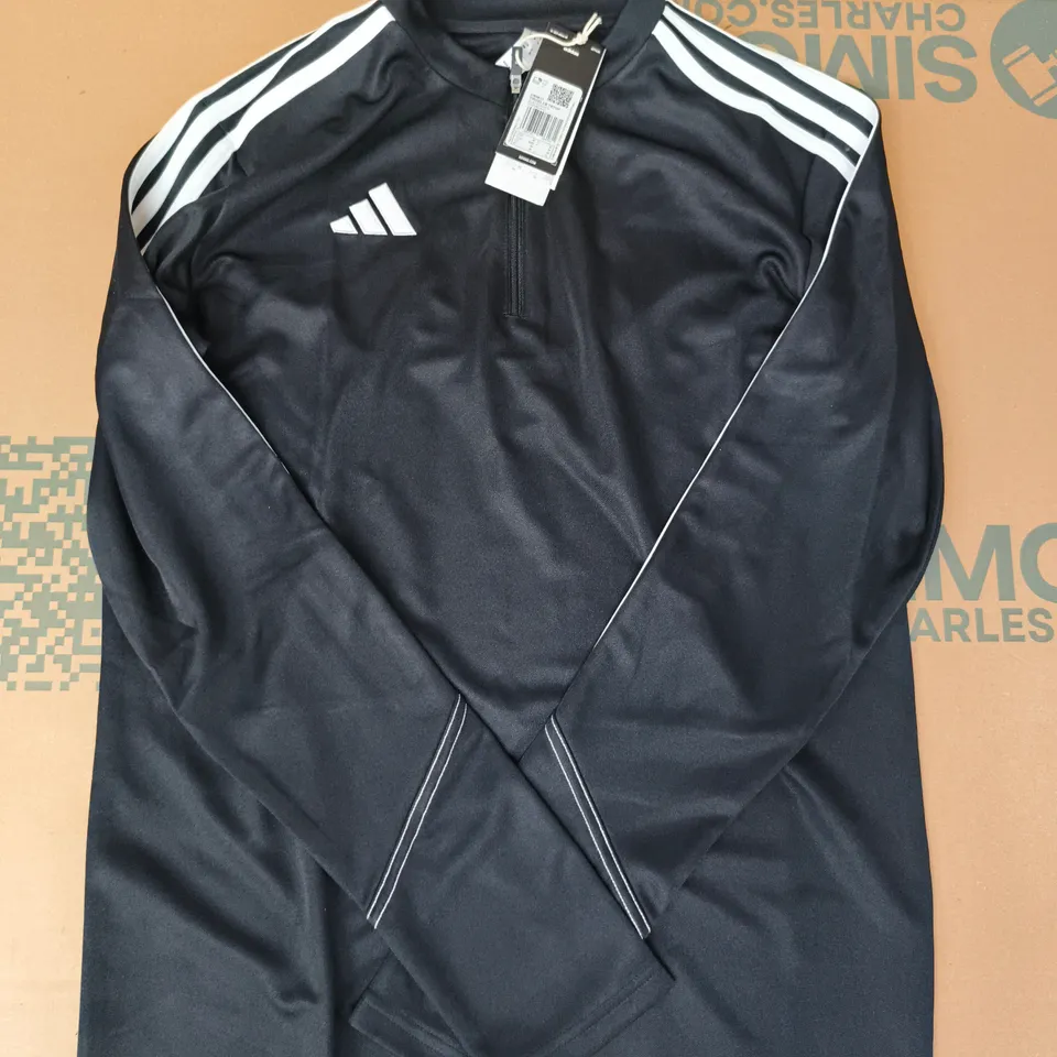 ADIDAS PERFORMANCE TIRO 23 CLUB TRAINING TOP IN BLACK/WHITE SIZE MEDIUM