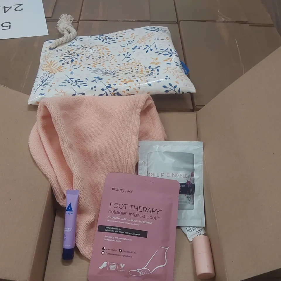 PALLET CONTAINING A VERY LARGE QUANTITY OF ASSORTED BIRCHBOX BEAUTY SETS ECT