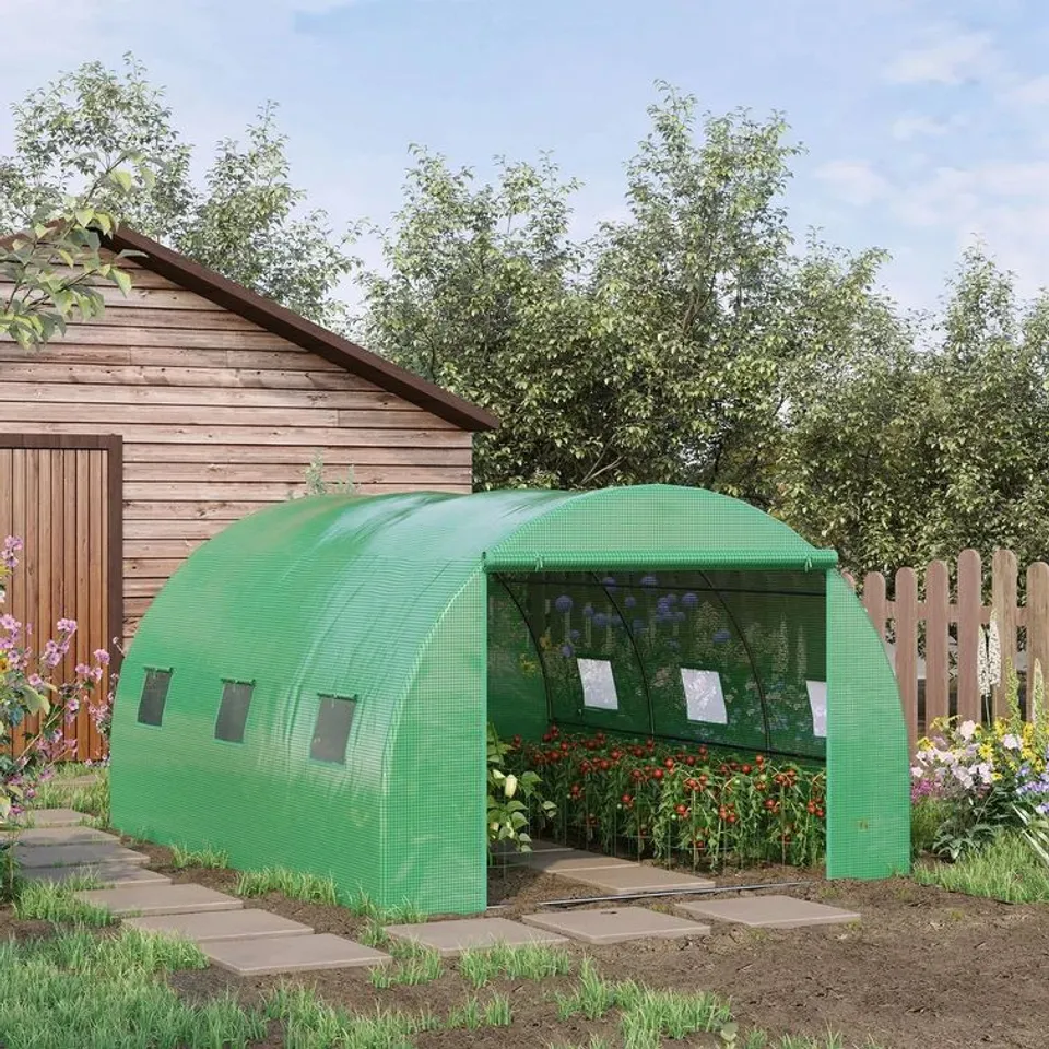 BOXED DAKOTA FIELDS TUNNEL 13FT W X 10FT D COLD FRAME (1 BOX)