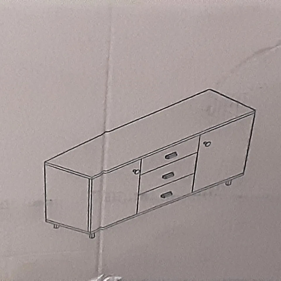 BOXED LARGE FULTON SIDEBOARD, INCOMPLETE BOX 2/2 , NO BOX 1