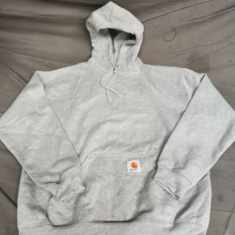 CARHARTT LONG SLEEVE HOODIE IN GREY - XL
