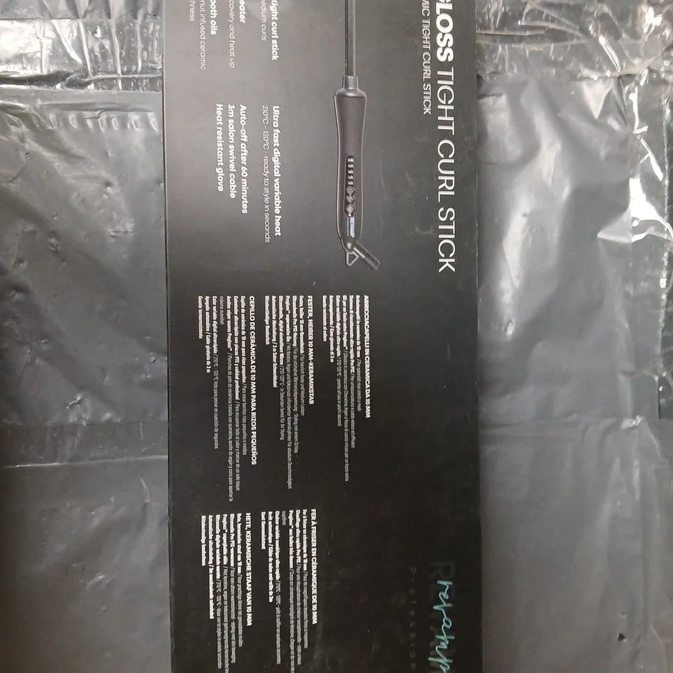 REVAMP PROGLOSS TIGHT CURL STICK – HAIR CURLING WAND (BOXED)