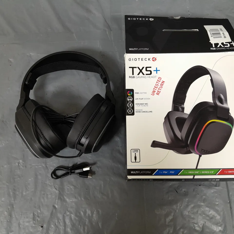 GIOTECK TXS+ RGB GAMING HEADSET 
