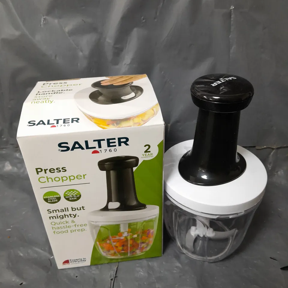 BOXED SALTER PRESS CHOPPER