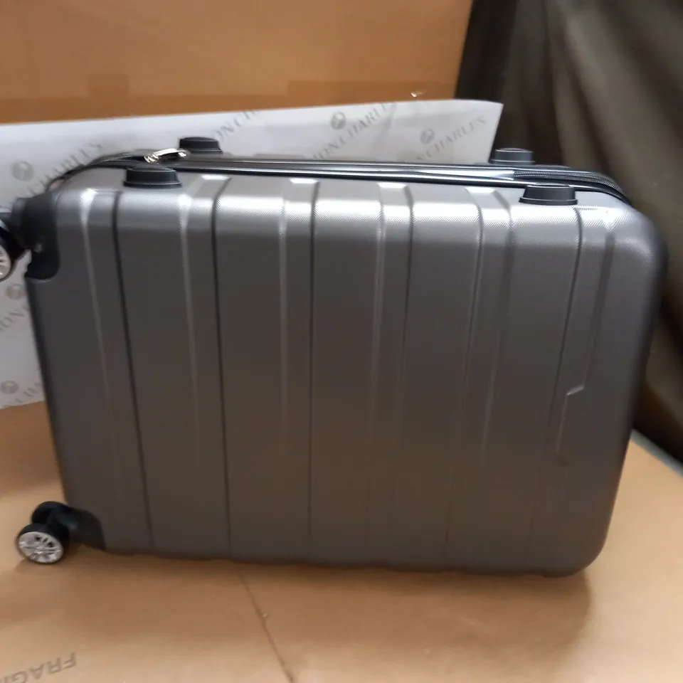 GREY HARD SHELLED LUGGAGE CASE