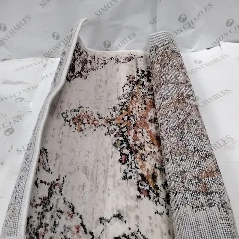 BRAND NEW PACO HOME CREAM HERBETE RUG SIZE 60CM X 120CM