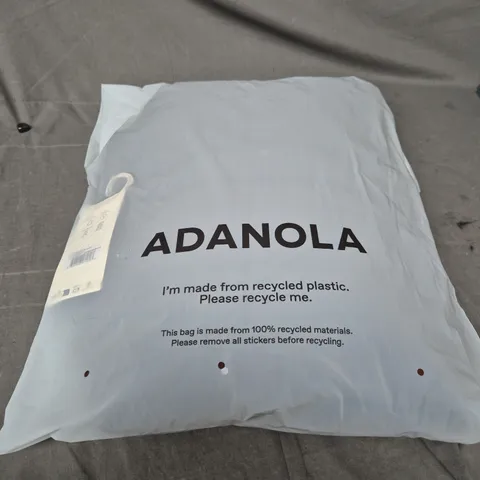 ADANOLA NECK PUFFER JACKET – CHOCOLATE BROWN – SIZE M 
