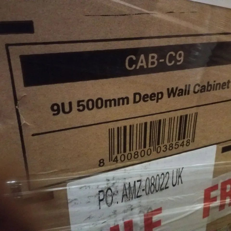 PALLET CONTAINING ASSORTED NETWORK CABINETS