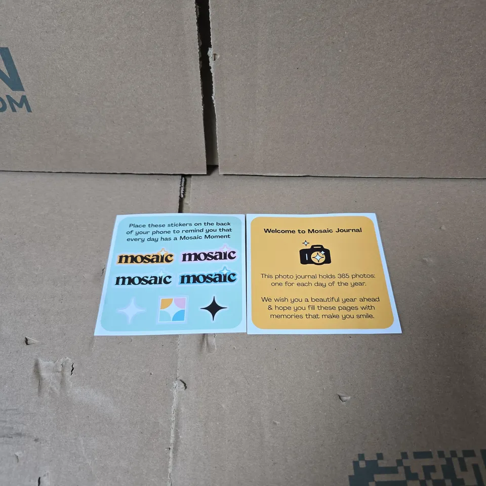 MOSAIC JOURNAL 365 PHOTO ALBUM. BOXED, SEALED.