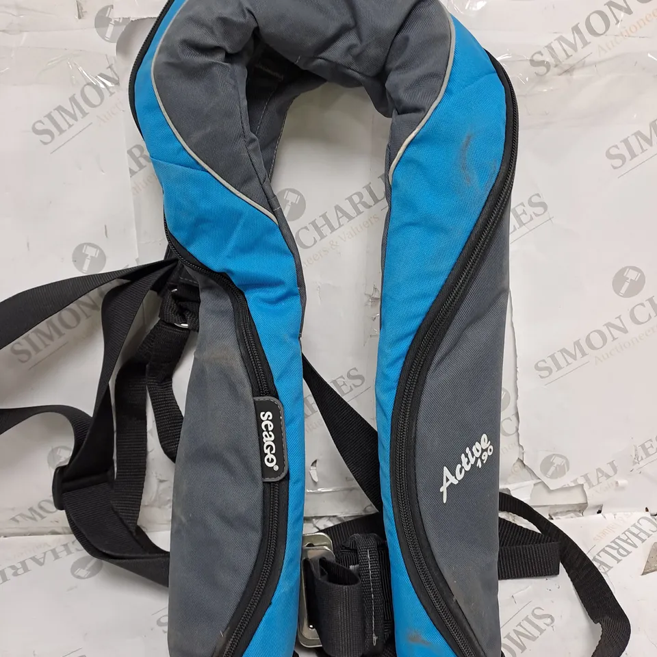 SEAGO ACTIVE 190N LIFEJACKET IN BLUE & GREY