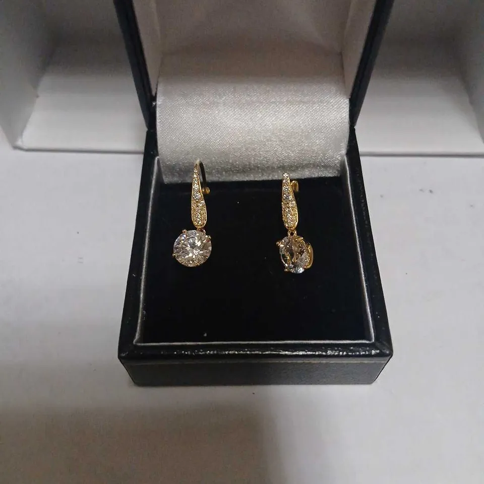 DIAMONIQUE ICONS 3.26CT TW SIGNATURE LEVERBACK EARRINGS STERLING SILVER 