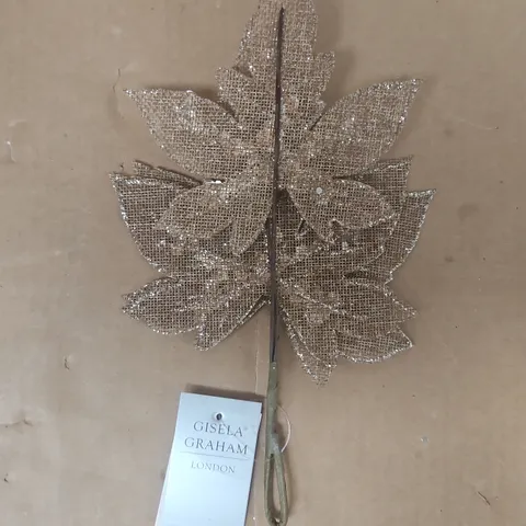APPROXIMATELY 24 GISELA GRAHAM LONDON ARTIFICIAL POINSETTIA SPRAYS