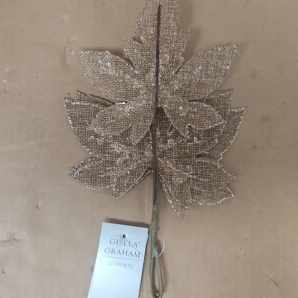 APPROXIMATELY 24 GISELA GRAHAM LONDON ARTIFICIAL POINSETTIA SPRAYS