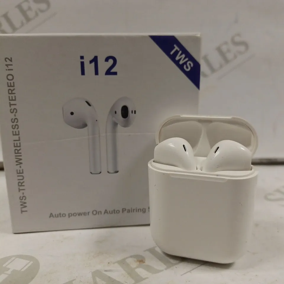 BOXED TWS I12 TRUE WIRELESS STEREO EARPHONES