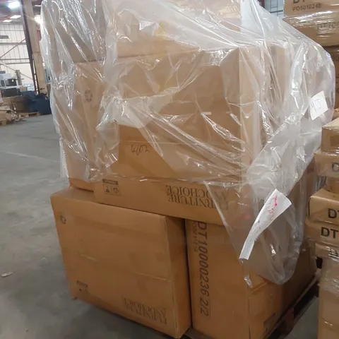 PALLET OF INCOMPLETE FURNITURE PARTS // BOXES 2/2 ONLY