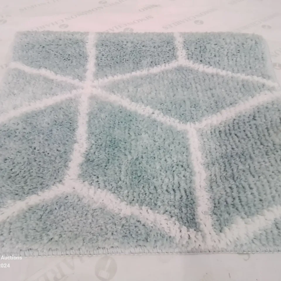 BRAND NEW PACO HOME 540 KAUNAS 50X80CM TURQUOISE BATH MAT