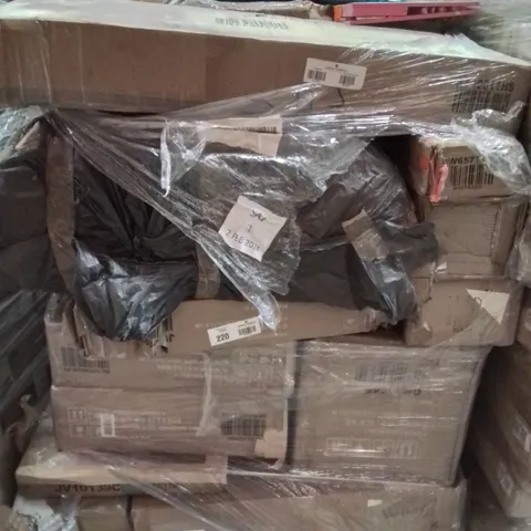 PALLET CONTAINING FURNITURE PARTS CABINETS ECT.