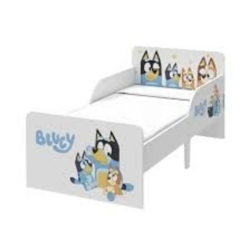 BOXED KIDS' BLUEY TODDLER BED (1 BOX)